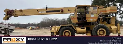 Used 1985 GROVE RT-522 Mobile Cranes North Carolina US | Proxy Equipment #1381999