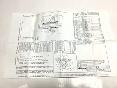 Flowserve ISC2PP 2D-380087 Cartridge Mechanical Pump Seal