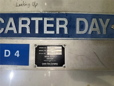Carter Day DDY3-X Spin Dryer