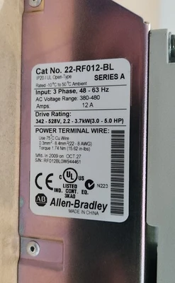 Used Allen-Bradley 22D-D1P4N104 AC Drive Control Module Indiana US | J&J Industrial Supply #520072