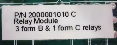 USED WESCHLER 2000001010C RELAY MODULE