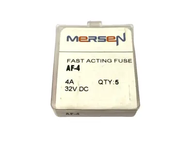 NEW MERSEN FAST ACTING AUTOMOTIVE FUSE 4A 32VDC LOT OF 5