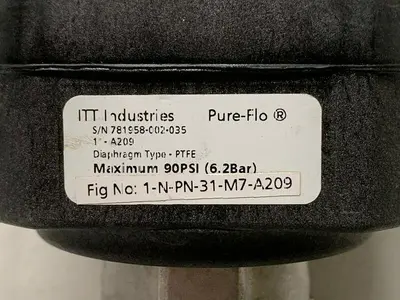 USED ITT SHEROTEC 3-WAY STAINLESS STEEL VALVE W/ POSITION MONITORS & 2" FITTINGS