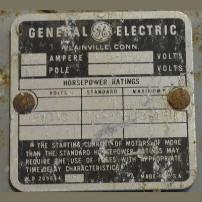 Baldor 1 HP Electric Motor