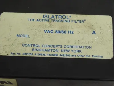 USED ISLATROL I-105