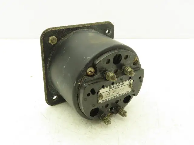 Westinghouse 292B145G09 Aux Transducer S Phase 480V 4 1/2" Faceplate 4" Dia Body