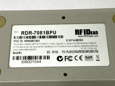 USED MAVERICK INDUSTRIAL SALES RFID RDR-7081BPU