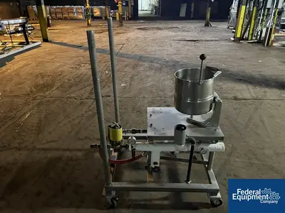 USED Dover Corporation 5 Gal Dover Kettle, Steam Jacket, 316 S/S, 100#