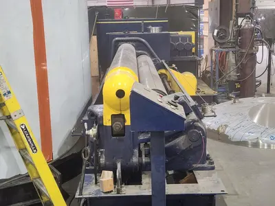 12' X 1/2" WEBB MODEL #9L-1312 3 ROLL INITIAL PINCH PLATE ROLL : YOBRO #24943