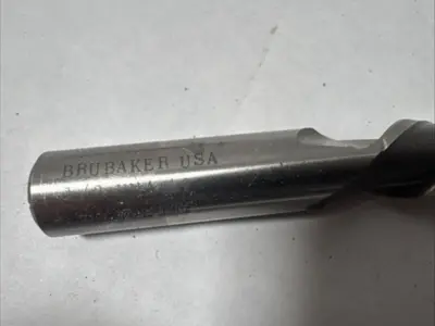 BRUBAKER USA 1/2" End Mill HSS 2 Flutes