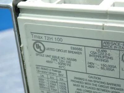 Used ABB TMAXT2H100 Circuit Breakers Ohio US | HGR 24 #1148164