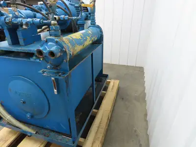 Eaton Vickers Hydraulic Power Unit 120 Gallon 29 GPM 3000PSI 30Hp 230/460V 3Ph