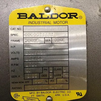USED BALDOR VT220-20 40HP