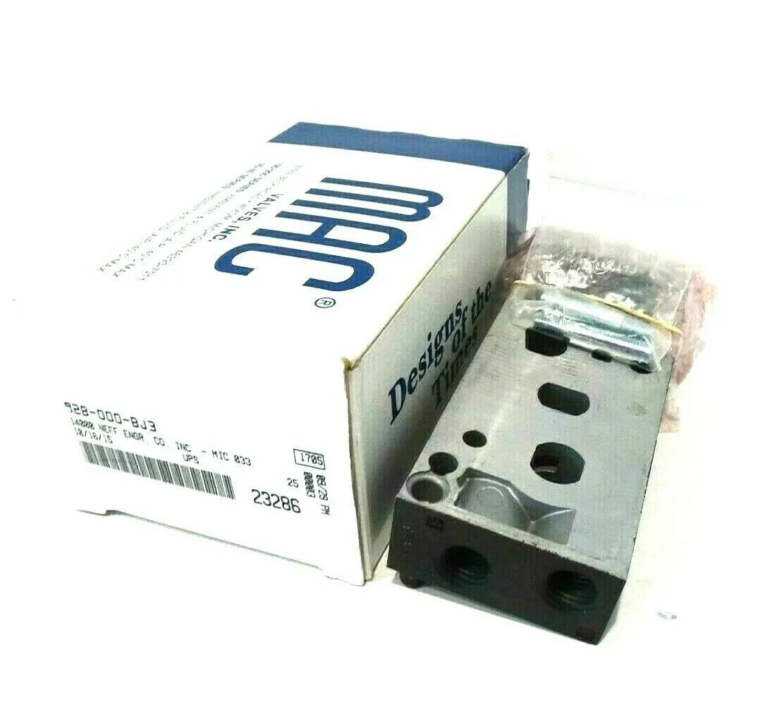 NEW MAC VALVES 92B-000-BJ3 VALVE BASE 92B000BJ3