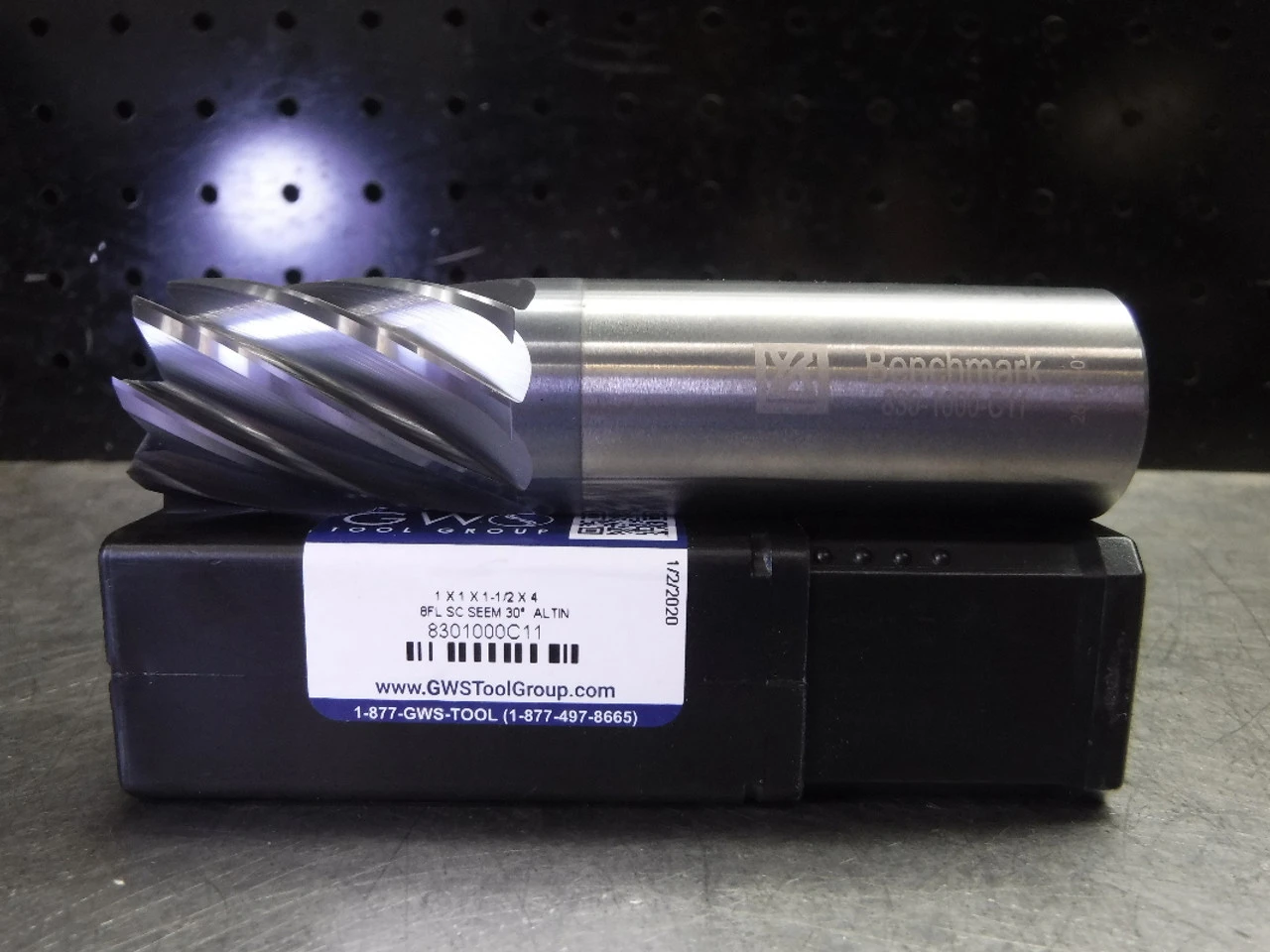 Benchmark 1" Solid Carbide Endmill 8 Flute 830-1000-C11 (LOC2835B)