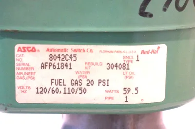 NEW ASCO 8052C45 SOLENOID VALVE