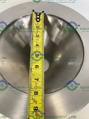 Stainless Steel  Sanitary Reducer 12" OD to 2 1/2" Sanitary Fitting 5 1/2" Height