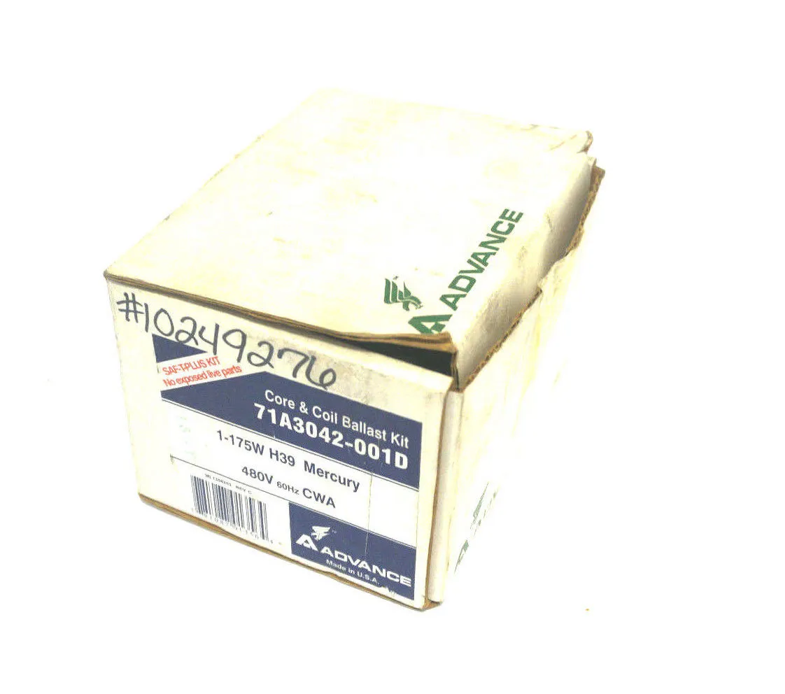 NEW ADVANCE 71A3042-001D CORE & BALLAST KIT 71A3042001D