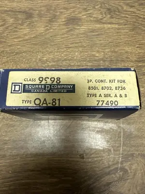 New | in-Stock SQUARE D 9998 QA-81 Misc Electrical & Power Parts Ohio US | Surplus Asset Holdings #1245669