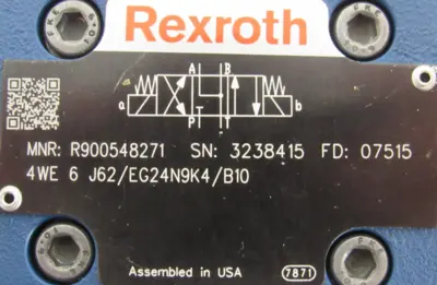 NEW REXROTH R900943534 CONTROL VALVE 4WEH-22-E76/6EG24N9ETK4/B10 R900548271