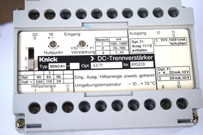NEW KNICK 9050-A1 DC-TRENNVERSTARKER 9050A1
