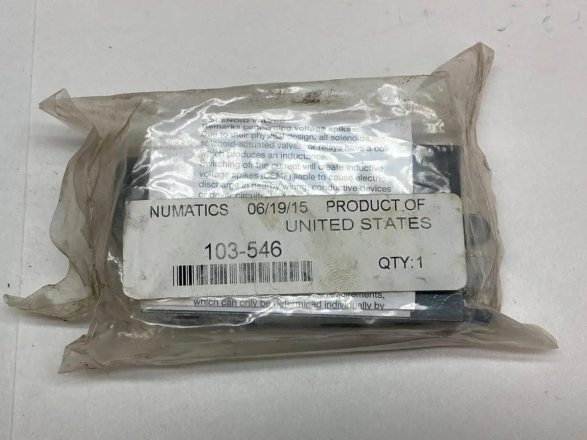 Used NUMATICS 103-546 Misc Electrical & Power Parts Ohio US | Surplus Asset Holdings #1243970