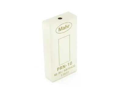 Mahr 6820420 PRN-10 Surface Roughness Standard Chrome Plated Gage Block