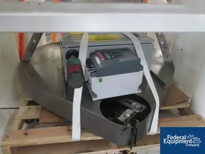USED Patterson-Kelley 75 Cu Ft P-K Twin Shell Blender, 304 S/S, 60# Density