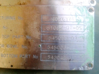 (6) Alfa-Laval LOPX 709 SFD-34 lube oil purifiers, SS.