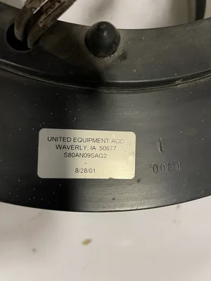 United Equipment S80AN09SAG2 8” Slip Ring Assembly