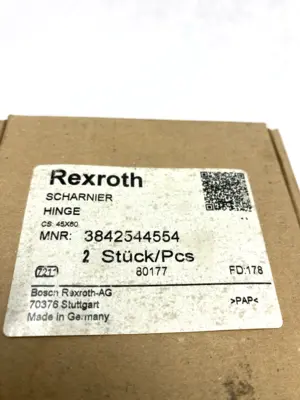 USED REXROTH SCHARNIER HINGE  3 842 544 554 BOX OF 2 PCS