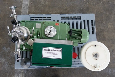 Westfalia KA 1-47-525 hermetic chamber bowl centrifuge, SS.