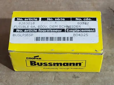USED BUSSMANN LPJ-6SPI