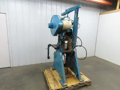 L&J No 18 Mechanical OBI Punch Press 18 Ton 2" Stroke 6" Throat 1.5Hp 3Ph