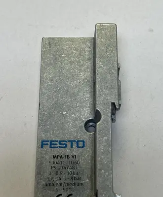 Used FESTO MPA-FB-V1 Misc Electrical & Power Parts Ohio US | Surplus Asset Holdings #1245315