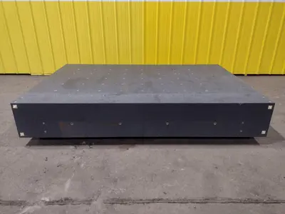 83.5" x 55" x 12.5" BLACK PRECISION GRANITE LAYOUT TABLE SURFACE PLATE: STOCK 19367