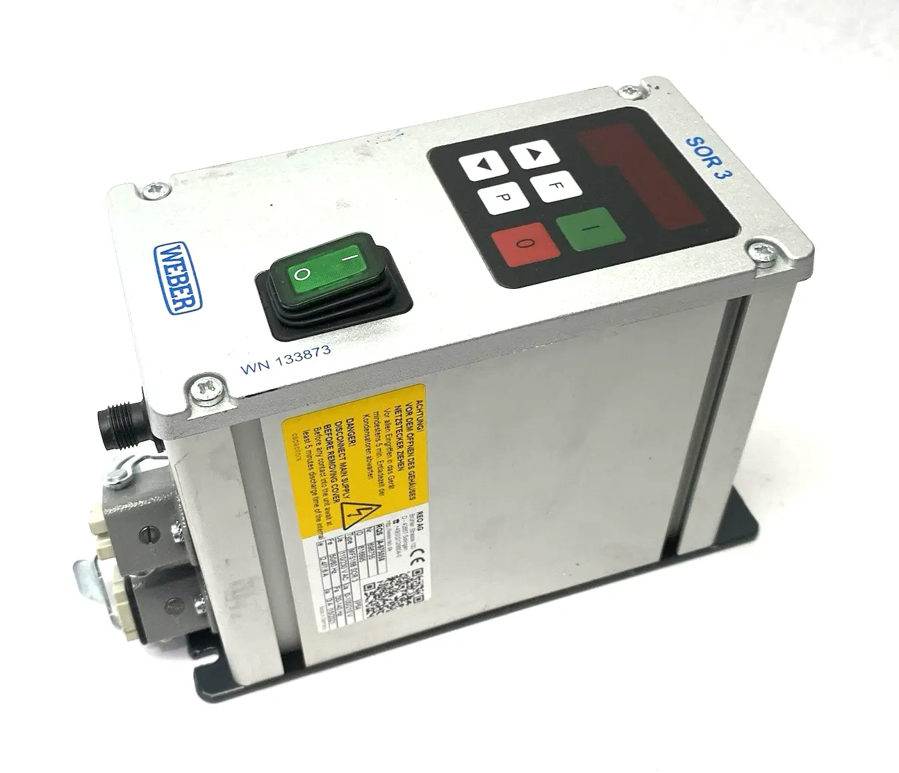 USED REO, WEBER REOVIB MFS168 SOR 3 FREQUENCY CONVERTER IP54