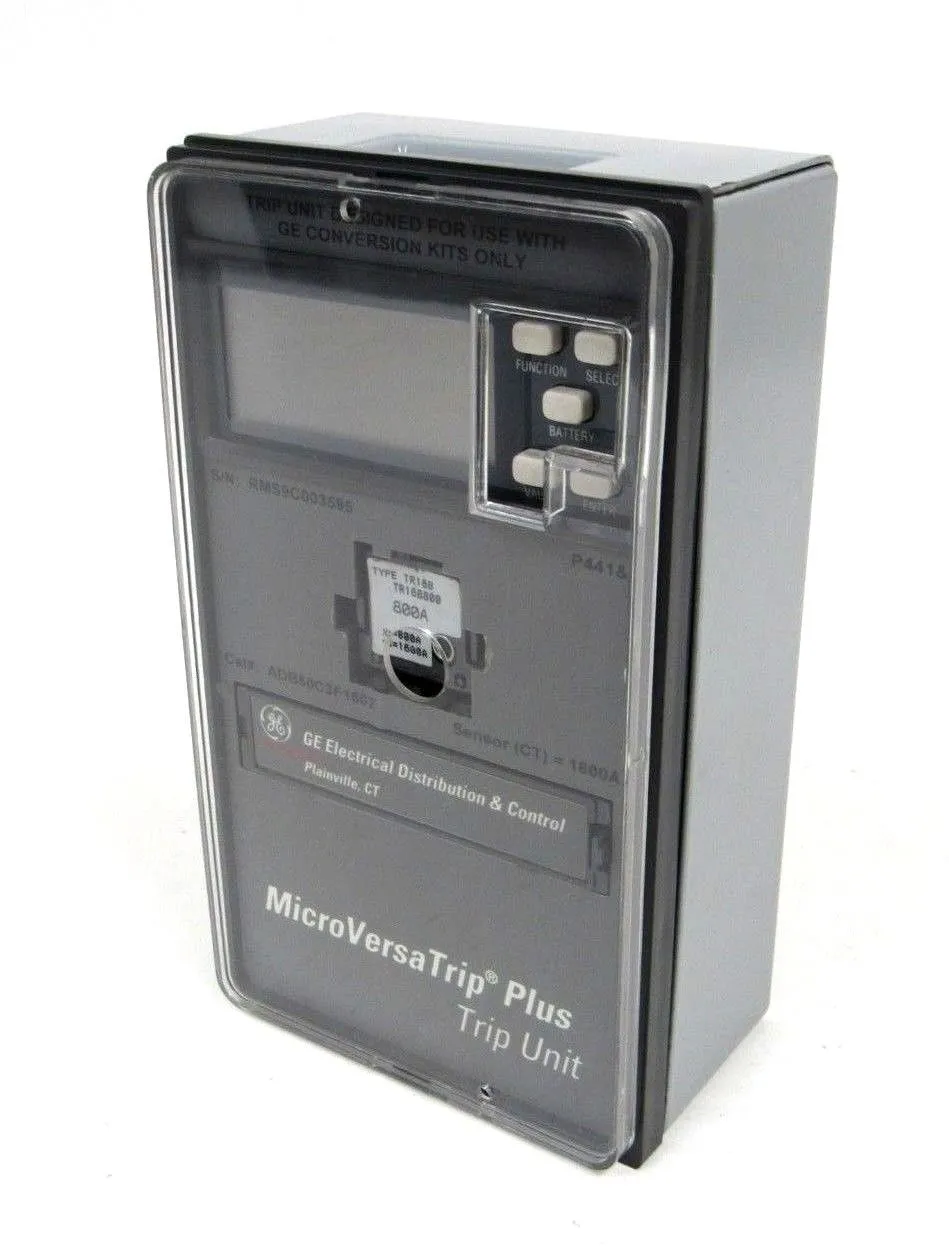 USED GENERAL ELECTRIC ADB50C3F1602 MICROVERSATRIP PLUS UNIT 1600A-800A