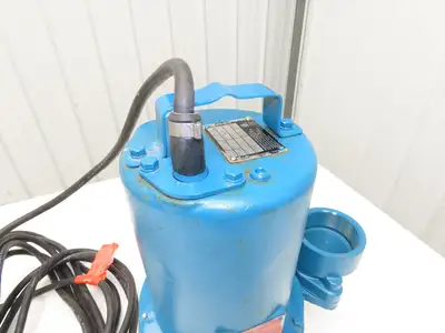 Barnes 3SE1074L Submersible Sewage Ejector Sump Pump 3"NPT 1Hp 240V 1PH 200GPM
