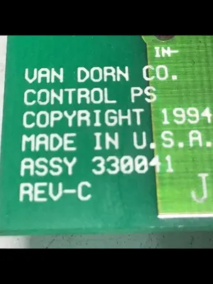 USED VAN DORN PC330-041