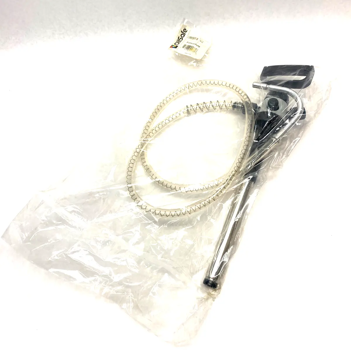 102304 | Oilsafe  Premium Hand Transfer Pump, 1 to 1 Ratio, Gray - New