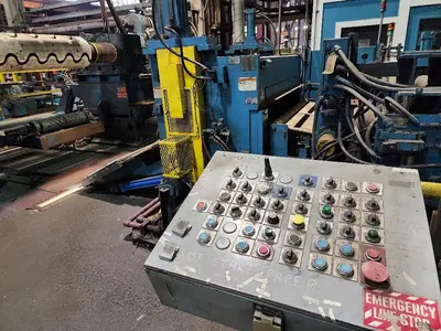 52” x .100” x 35,000 Lb. Stamco Double-Loop Slitting Line