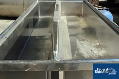 Unknown 128" STAINLESS STEEL WASH TANKS