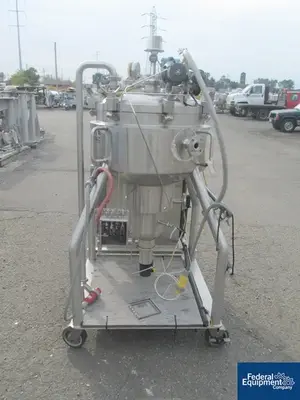 USED DCI 100 Liter DCI Jacketed Receiver, 316 S/S, 50/170#