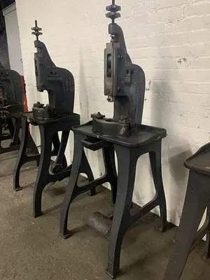 5904-510 Royersford Excelsior #10 / Famco, Metalworking, Forming & Stamping Punch Press / Foot Operated 2.5 Ton Kick Press