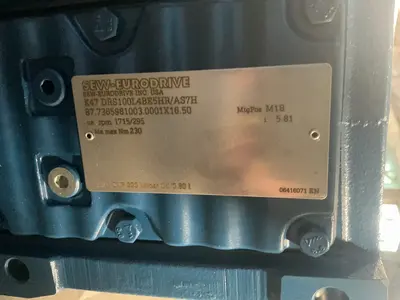 Used SEWEURODRIVE K47 DRS100L4BE5HR/AS7H Motors (misc) Ohio US | HGR 24 #1744379