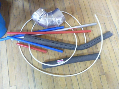 Tote of Plumbing Supplies