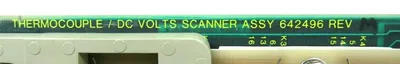 USED FLUKE 642496 THERMOCOUPLE SCANNER BOARD REV M