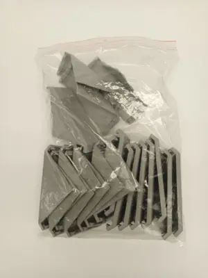 NEW BOSCH REXROTH GUSSET COVER CAP SIGNAL GRAY 45X90 PKG OF 20