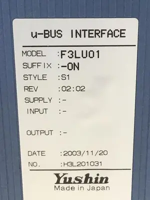 USED YUSHIN AMERICA F3LU01-0N